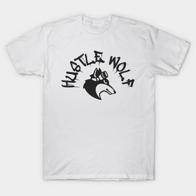 Hustle wolf T-Shirt by payme